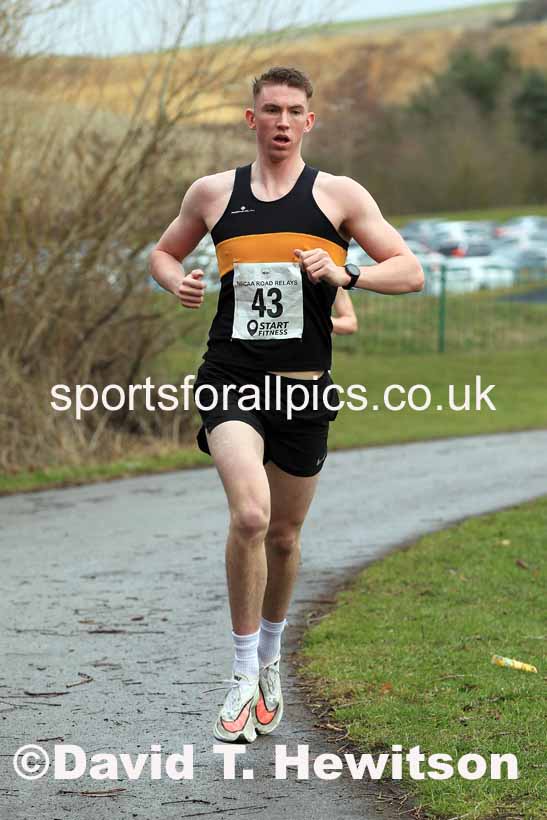 Senior Men and Veterans (Over 40s), 2023 NECAA Royal Signals Relays, Hetton le Hole, County Durham. Photo: David T. Hewitson/Sports for All Pics